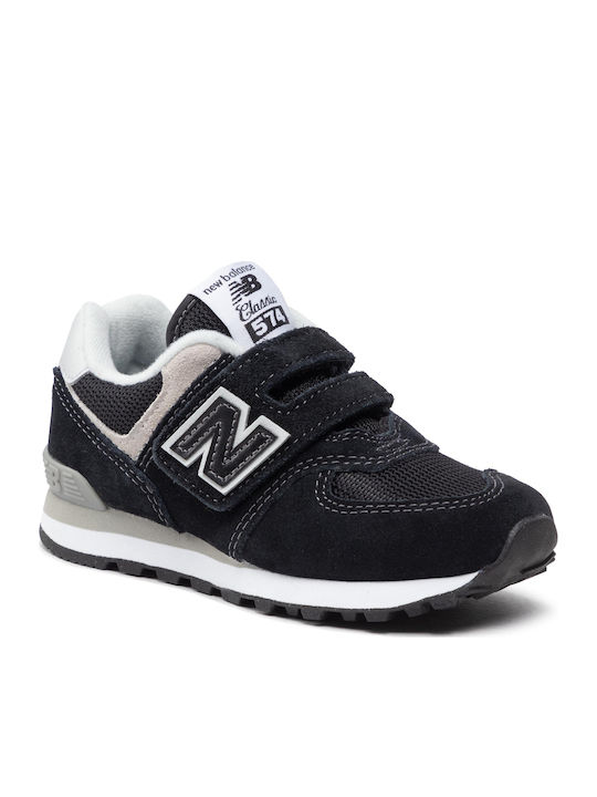 New Balance 574 Παιδικά Sneakers με Σκρατς Μαύρα