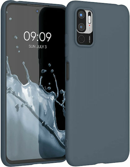 KWmobile Umschlag Rückseite Silikon Dark Slate (Redmi Note 10 5G / Poco M3 Pro)