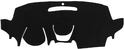 Black dashboard cover compatible with Ford Ecosport without speaker