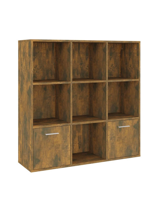 Bookcase Smoky Oak 98x30x98cm