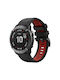 Two-Tone Λουράκι Σιλικόνης Black / Red (Fenix 5 / 5 Plus / 6 / 6 Pro / 7 / 7 Pro / 8 / E (47mm))