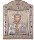Slevori Εικόνα Исус Христос Метал 16.7x22.4см.