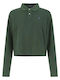 Ralph Lauren Women's Polo Shirt Long Sleeve Green