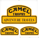 Αυτοκόλλητα Αυτοκινήτου Camel Trophy 3τμχ