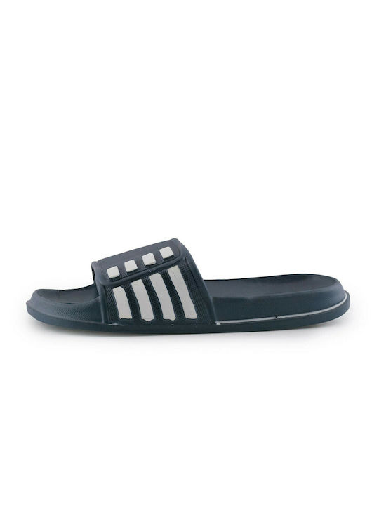 Love4shoes Men's Slides Blue