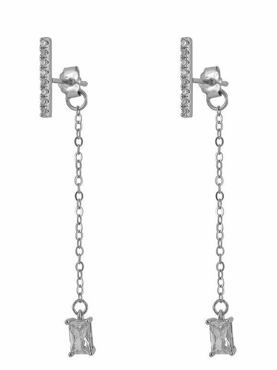 Sava Jewellery Cercei din Argint cu Pietre