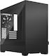 Fractal Design Pop Mini Silent TG Mini Tower Computer Case with Window Panel Black Solid