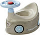 Big Potty with Steering Wheel Beige