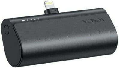 Veger V0556P Power Bank 5000mAh 20W Power Delivery Μαύρο