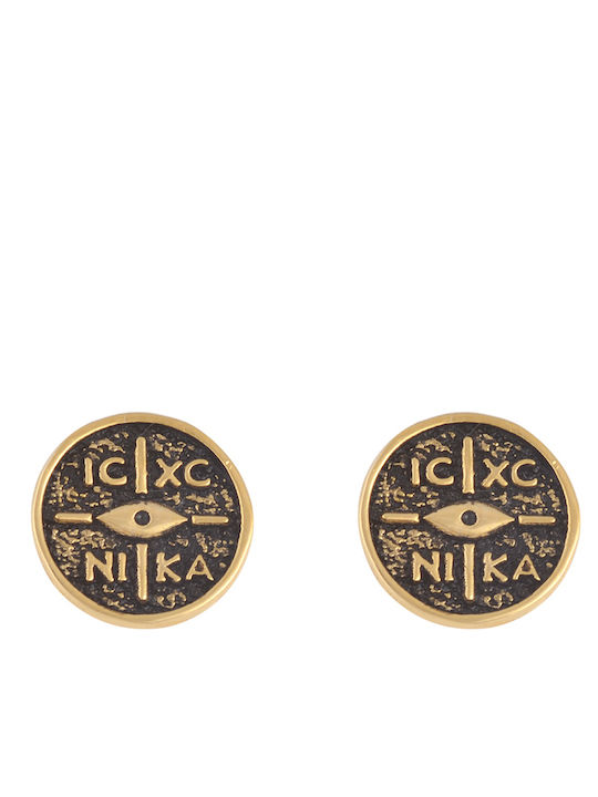 Sava Jewellery Σκουλαρίκια Καρφωτά από Ασήμι Επιχρυσωμένα Sava Jewellery Σκουλαρίκια Καρφωτά από Ασήμι Επιχρυσωμένα