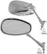 A-Pro Motorcycle Mirrors 2pcs Silver