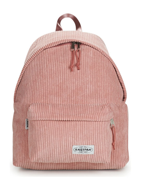 Eastpak Padded Großes Velours Schulranzen Rucksack Junior High-High School in Rosa Farbe 26.5Es