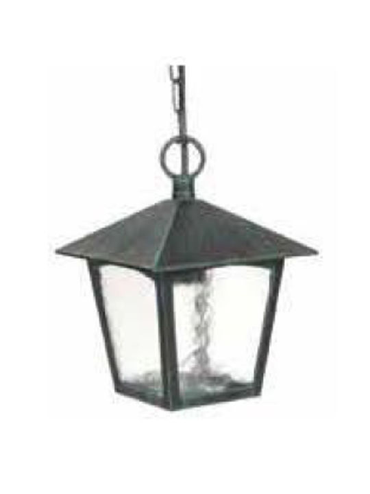 ALUMINIUM SQUARE RUST PENDANT LIGHT (11281402)