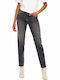 Hw Women's Jean Trousers in Regular Fit Dark Grey Denim