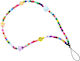 Hurtel Lanyard Pendant String Beads Pattern 4 Λουράκι Λαιμού για Κινητά Πολύχρωμο