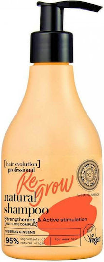 Natura Siberica Re-Grow Natural Shampoos für Alle Haartypen 245ml