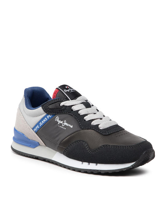 London Kinder Sneakers Schwarz