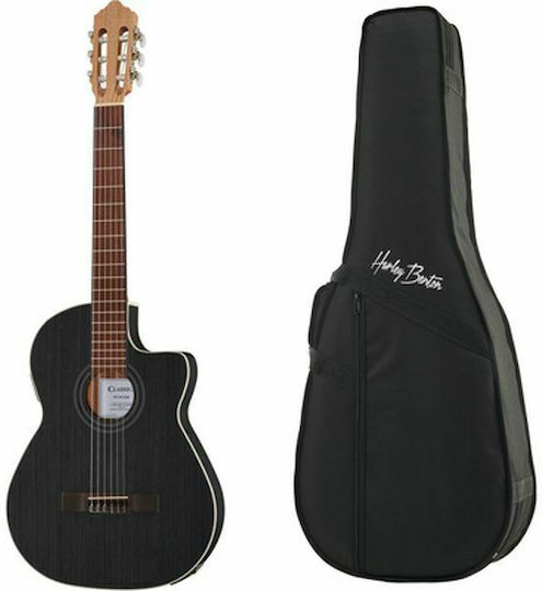 Thomann Ηλεκτροκλασική Κιθάρα 4/4 Classica Fusion 3BK CW 4/4 Bundle Black