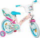Toimsa Hello Kitty 16" Παιδικό Ποδήλατo Πόλης Ροζ