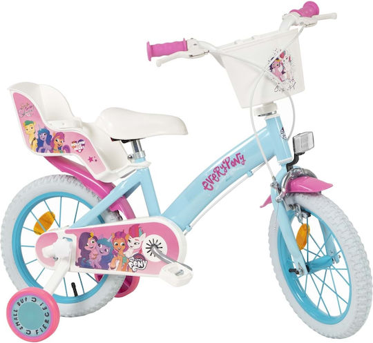 Toimsa My Little Pony 14" Bicicletă pentru copii de Oras Albastru deschis