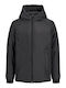 Kids' Casual Jacket Short with Hood Black