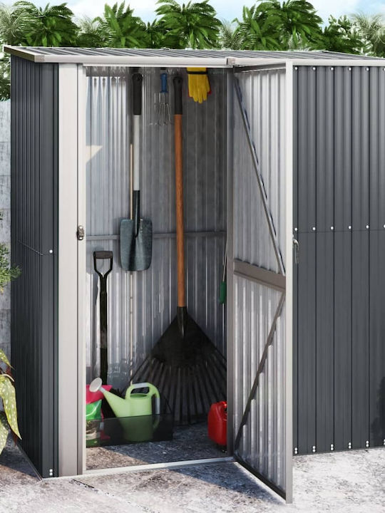 Metallische Gartenhaus Galvanisiert Anthrazit M...