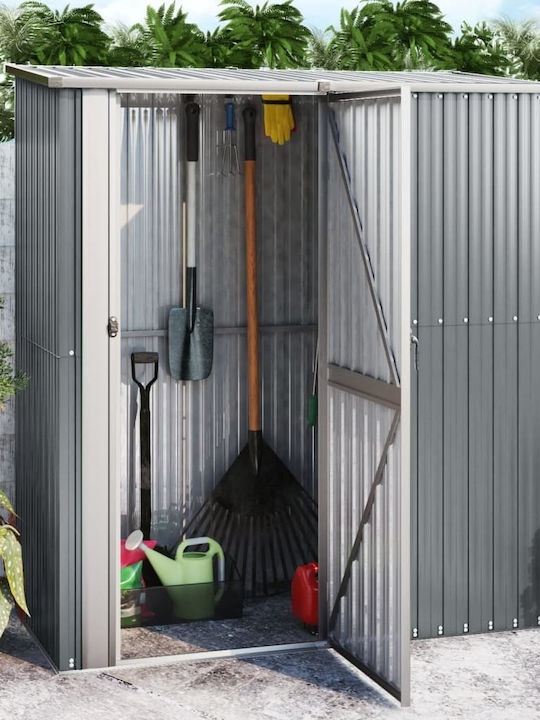Metallische Gartenhaus GRAU M1.805xP0.97xH2.095m
