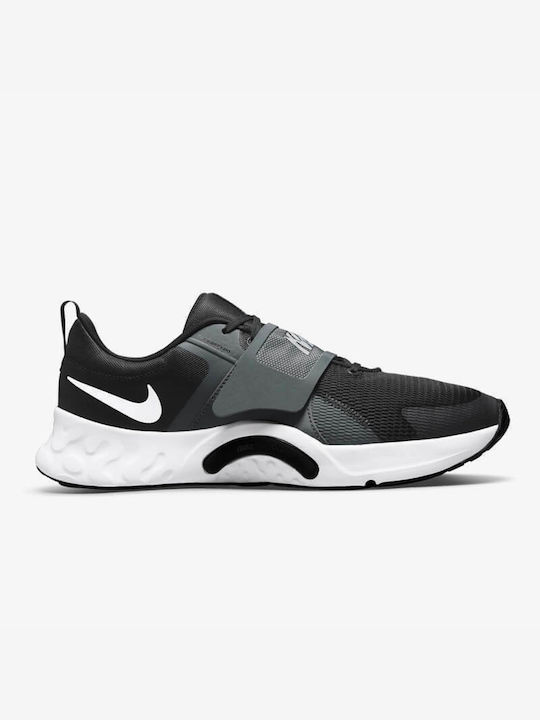 Nike Renew Retaliation 4 Ανδρικά Αθλητικά Παπούτσια για Προπόνηση & Γυμναστήριο Μαύρα