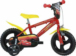 Dino Bikes Disney Cars 3 12" Kids Bicycle BMX Red