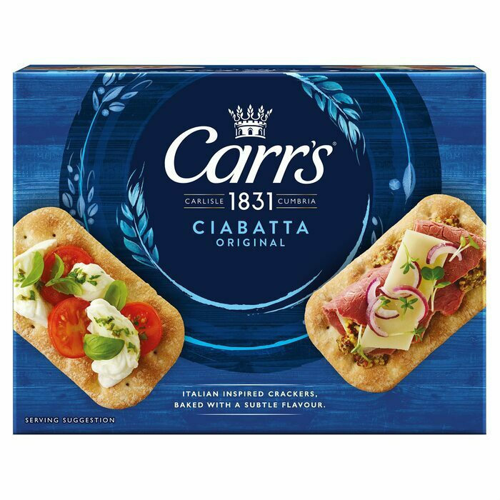 Carr's Crackers Ciabatta Original 140gr Skroutz.gr