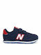 500 Classics Kids Sneakers with Scratch Blue