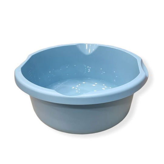 Viomes Basin Round Ora 41x41x17.5cm. Capacity 14lt Light Blue