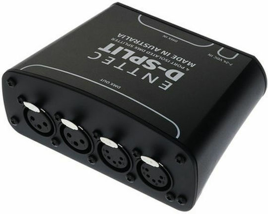 Enttec D-Split 2x3pin + 2x5pin DMX Сплитер за Конзола за Осветление с 512 Контролни Канали