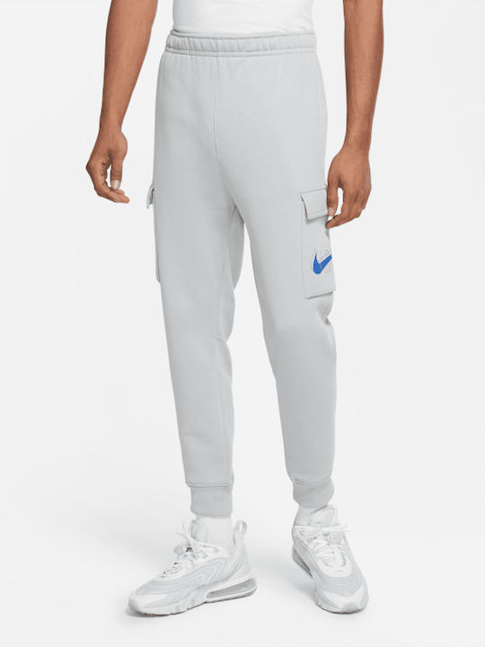 Nike Sportswear Παντελόνι Φόρμας με Λάστιχο Γκρι
