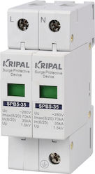 Kripal Blitzschutz für Schaltschränke T1 Dipol 70kA 208-001130060 Kripal Blitzschutz für Schaltschränke T1 Dipol 70kA 208-001130060