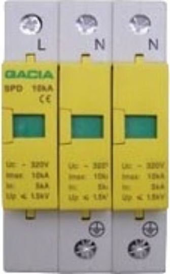 Maxge 3-Poles Inspired T2 Panel Lightning Protection 80kA 400VAC