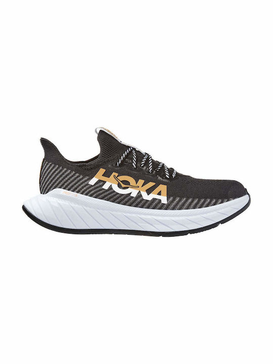 Hoka Carbon X 3 Γυναικεία Αθλητικά Παπούτσια Running Μαύρα