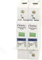 Kripal 2-Poles Inspired T2 Panel Lightning Protection 20kA Kripal 2-Poles Inspired T2 Panel Lightning Protection 20kA