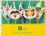 Candles Party Animals 5pcs.