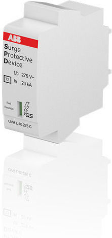 Abb Ersatzsicherung für Blitzschutz Typ T2 Einpolig Maximale Entladungsstromstärke 40kA 40-275 C Qs