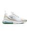 Nike Παιδικά Sneakers Air Max 270 White / Safety Orange / Light Bone / Gorge Green