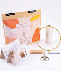Funkyfish Macrame Kit Round Metal Frame Κιτ Χειροτεχνίας