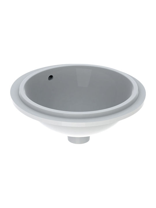 Geberit Variform Подплотова мивка Порцелан 40.5x40.5x13см Бял