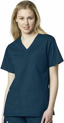 WonderWink Medizinische Bluse Marineblau aus Ba...