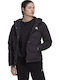 Helionic Women's for Hiking Short Puffer Jacket for Winter with Hood Black