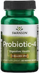 Swanson Probiotic-4 Probiotics 60 caps