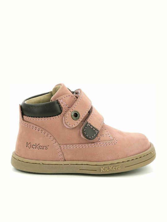 Kickers Tackeasy Δερμάτινα Παιδικά Μποτάκια με ...