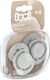 Lovi Baby Harmony Биберони Силикон Сив за 6-18 ...
