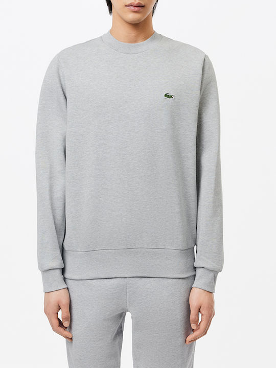 Lacoste Суитшърт с Качулка Сив