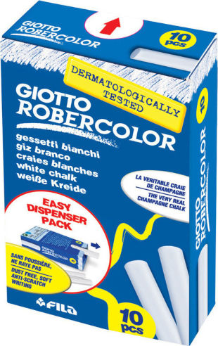 Giotto Σετ 10 Λευκές Κιμωλίες